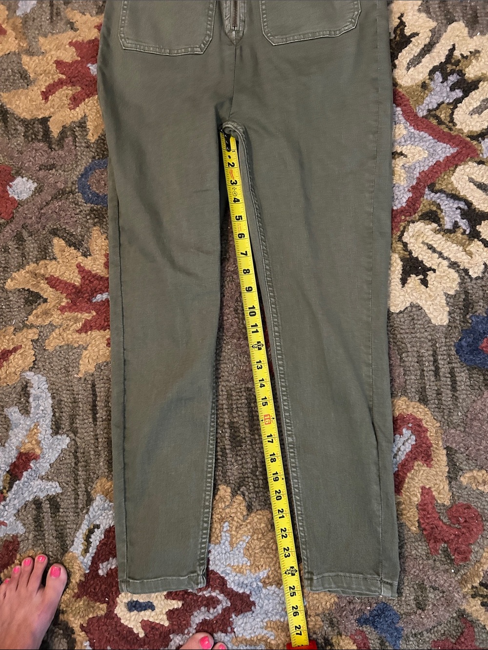 Free People Moss Lennox Utility Zip Jumpsuit Size Small - Picture 7 of 9